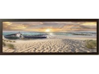 Bondecor Obraz, MDF rám, Voda 30 x 90 cm