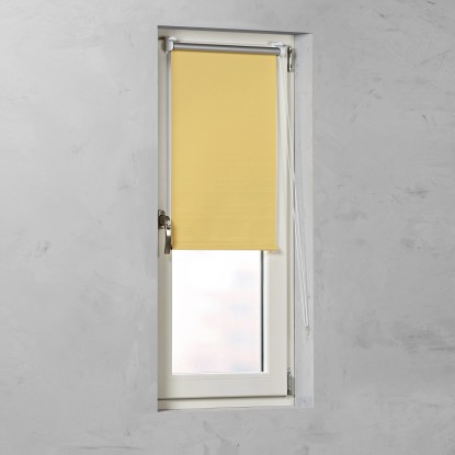 Cocoon Blackout roleta Easy Fix tmavě žlutá pr. 16 mm, 45 x 150 cm