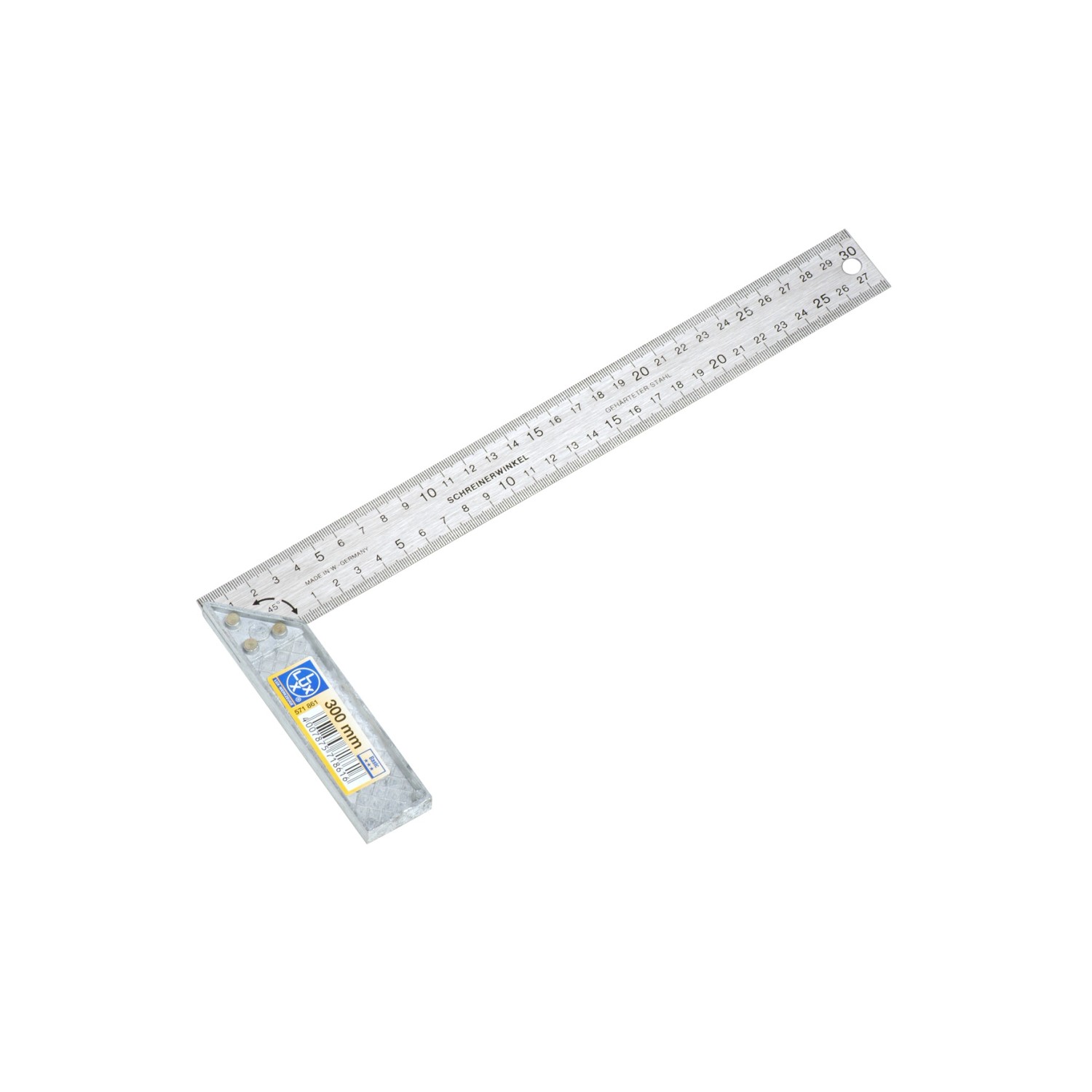 LUX Úhelník s příložkou Classic 300 mm