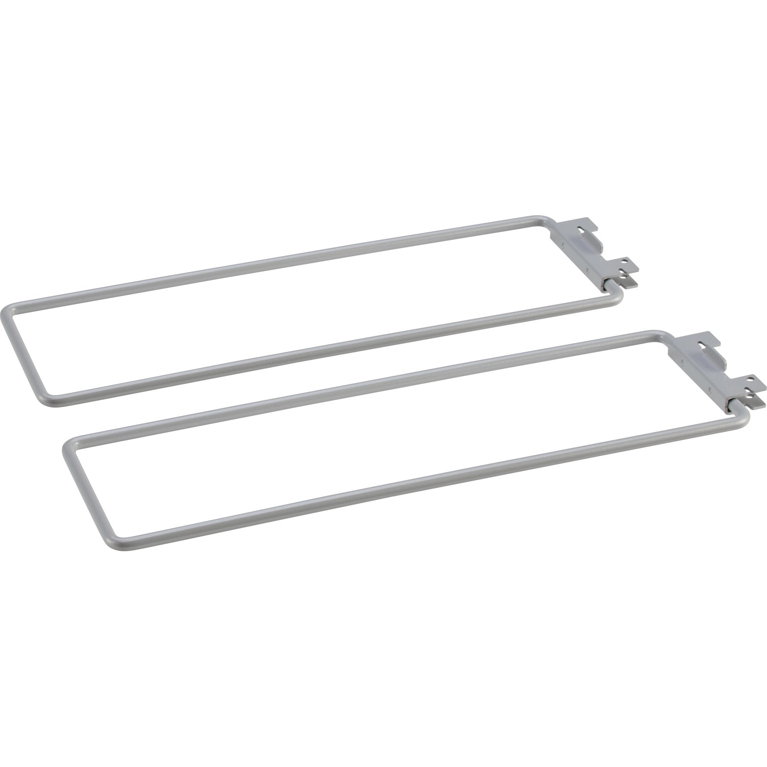 Kovový oddělovač bílý metalický, 2 ks, 10 x 30 cm