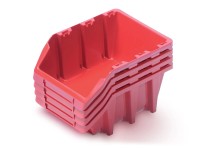 Kistenberg Set 4 úložných boxů Bineer 30 Long KBILS30 červená 30 x 20 x 13,3 cm