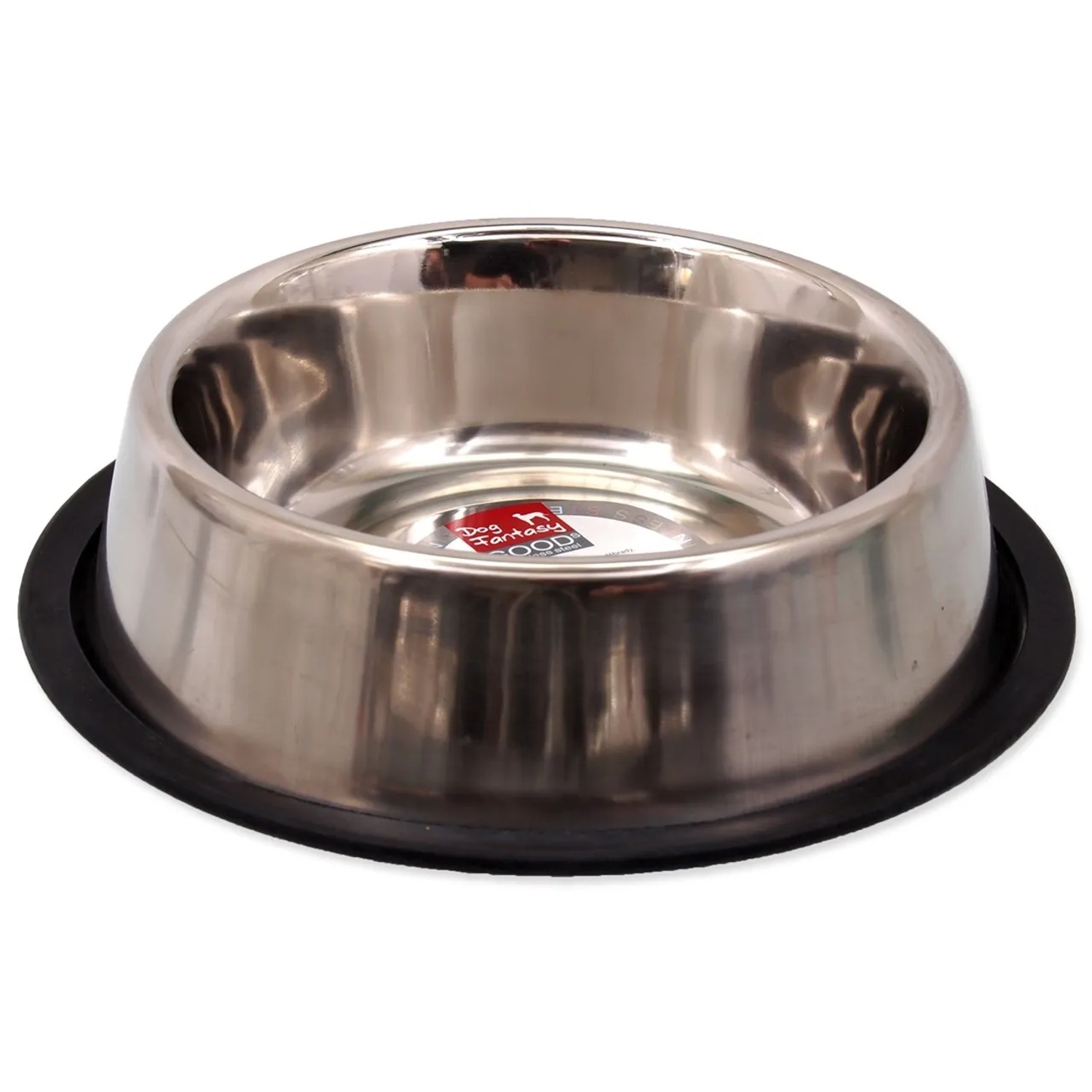 Dog Fantasy Goods Nerezová miska s gumou, pr. 23 x 5,1 cm, 750 ml