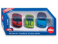 SIKU Kovový model set kabrioletů, 3 ks