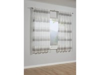 Bennetti Závěs se skrytými poutky, Etamin, šedý, 175 x 140 cm