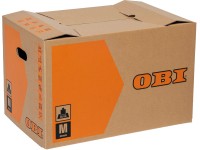 OBI Kartonová krabice na stěhování M 60 l, 52 x 35 x 33 cm OBI Kartonová krabice na stěhování M 60 l, 52 x 35 x 33 cm