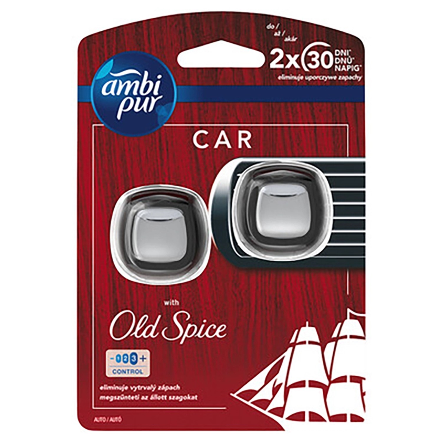 AmbiPur Car Old Spice osvěžovač vzduchu do auta 2x2 ml