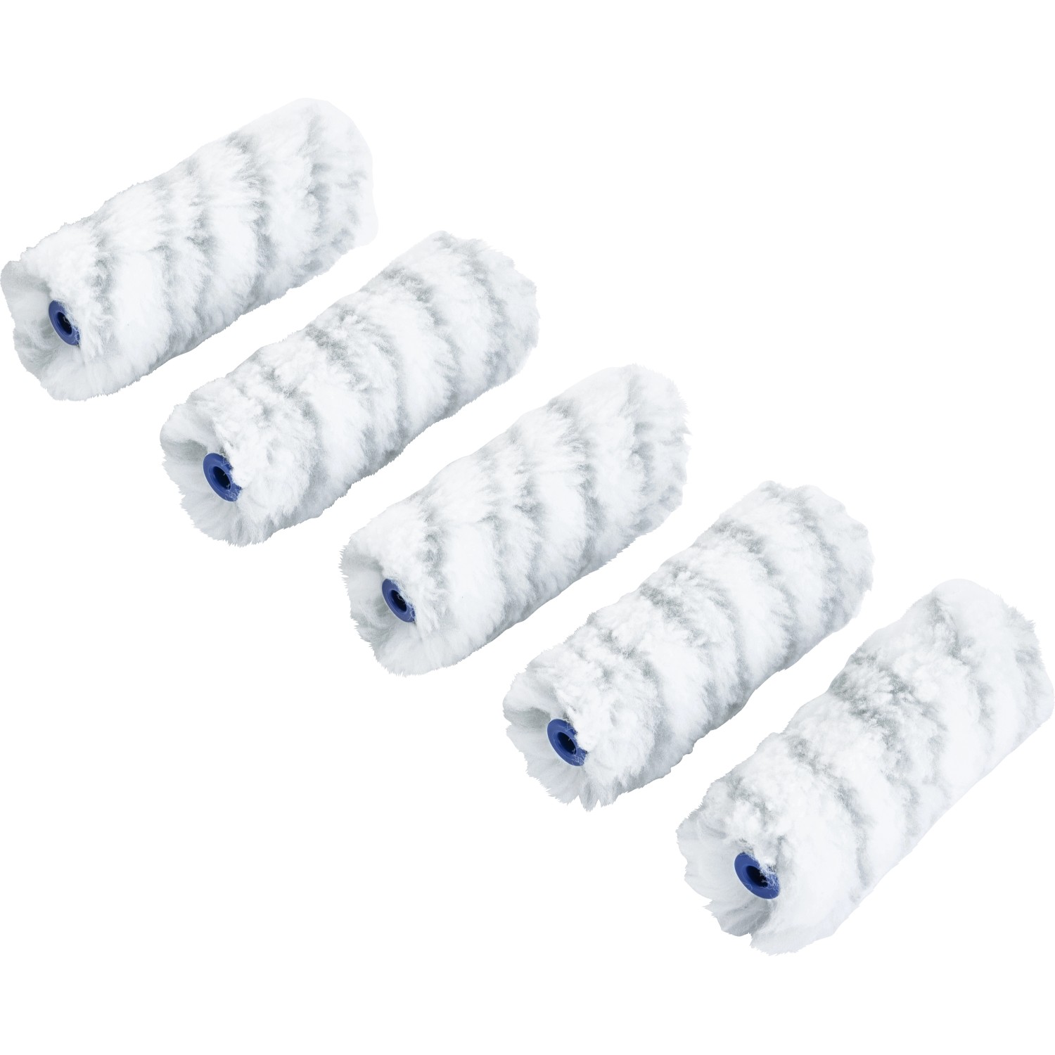 LUX-TOOLS Váleček na vodou řed.barvy struktur.povrchy polyester šedá, 11 cm, 5ks