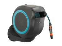GARDENA Nástěnný box RollUp M tyrkysový se samonavíjecí hadicí 11 mm, 20 m