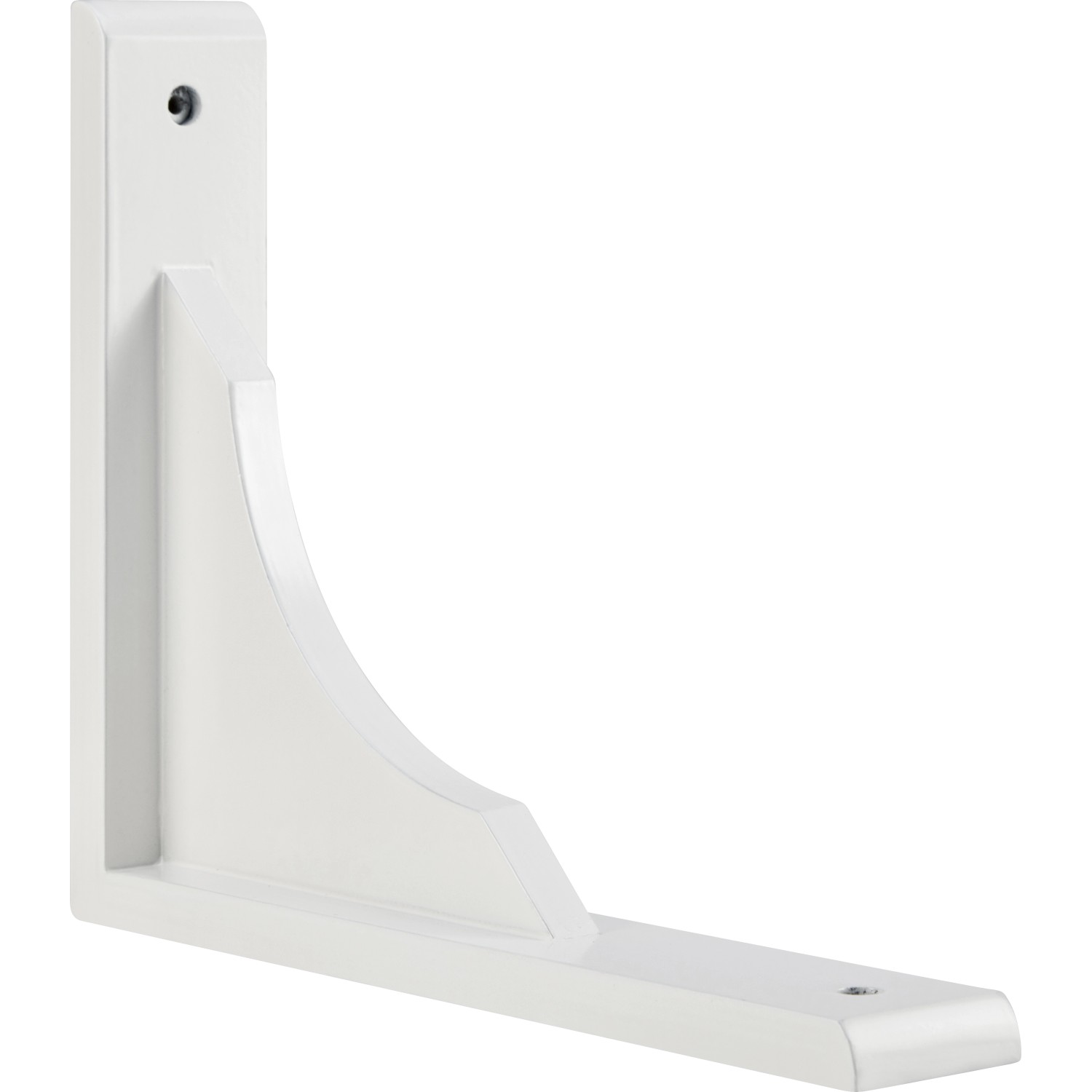 Dřevěná konzole bílá lakovaná, 220 x 180 mm