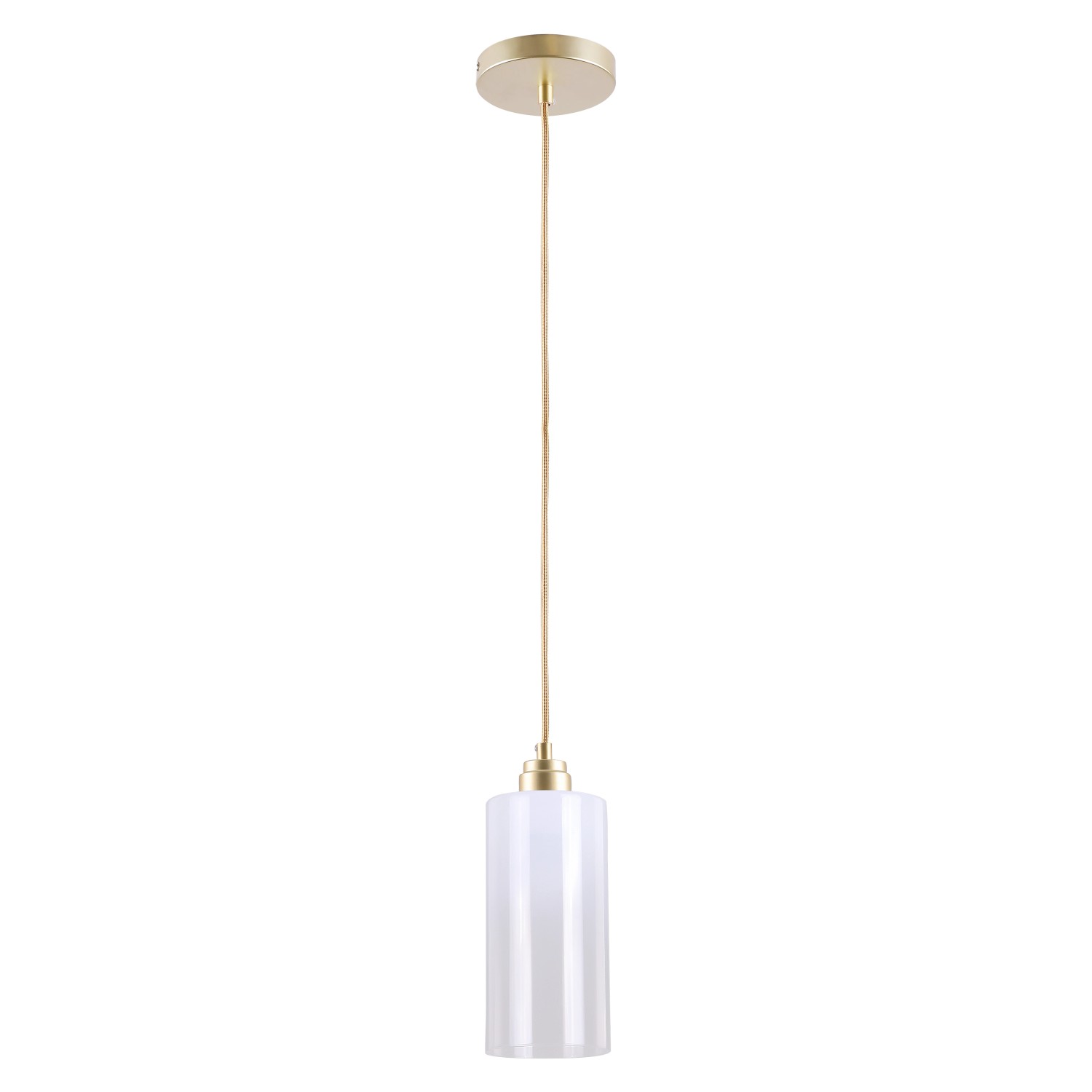 Rabalux Závěsné svítidlo Panthea, zlatá/bílá, pr. 12 cm