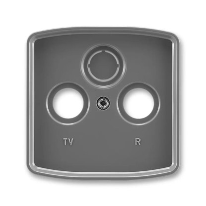 ABB Kryt zásuvky Radio/TV/SAT TANGO 5011A-A00300 S2 kouřově šedý 35 x 81 x 81 mm