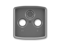 ABB Kryt zásuvky Radio/TV/SAT TANGO 5011A-A00300 S2 kouřově šedý 35 x 81 x 81 mm