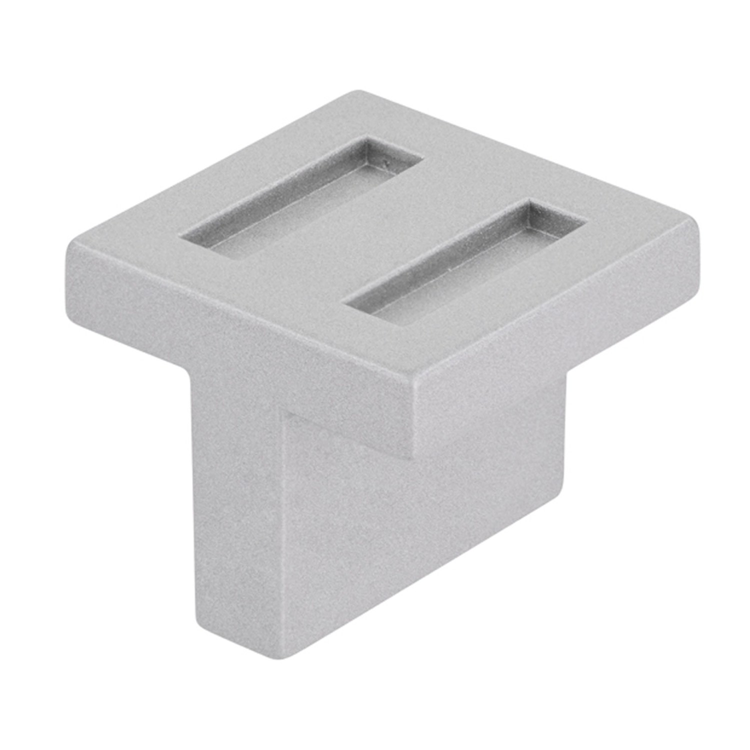 Nábytková úchytka, hliník 30 x 30 x 25 mm