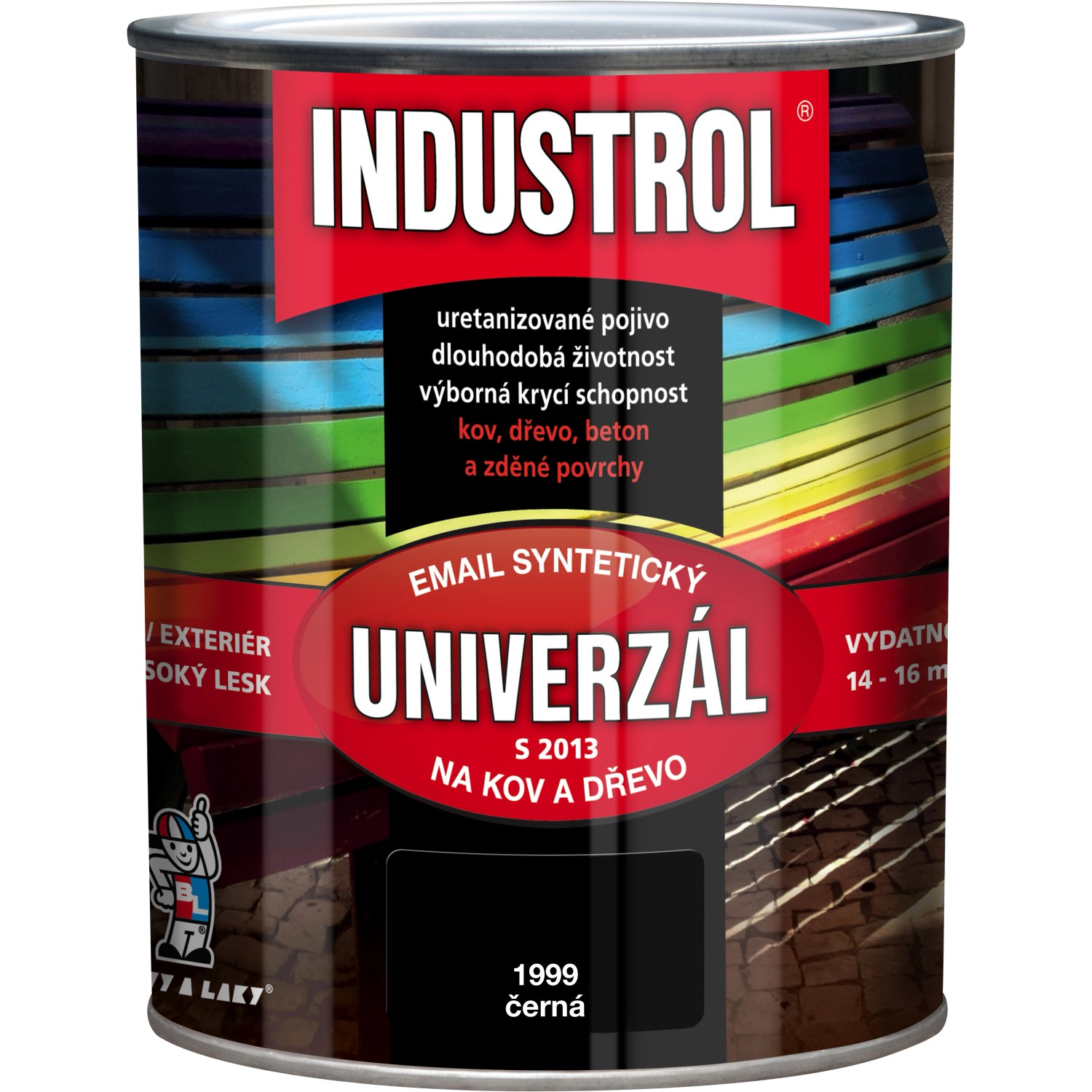 Industrol uni 1999 černý 0,75l