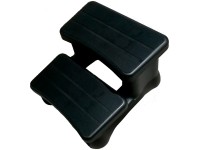 Nordlys Schůdky do vířivky, černé, 38 x 66 x 60 cm