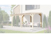 Weka Sada pro volné stojící montáž zastřešení terasy 672 vel. 3-4