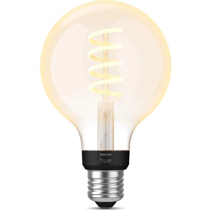 Philips Hue Smart žárovka White Ambiance Filament G93 E27 7W 550lm 2200-4500K