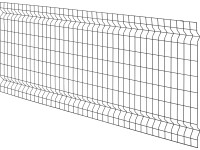 Jednoduché svařované 3D plotové pletivo antracitová 80 x 200 cm