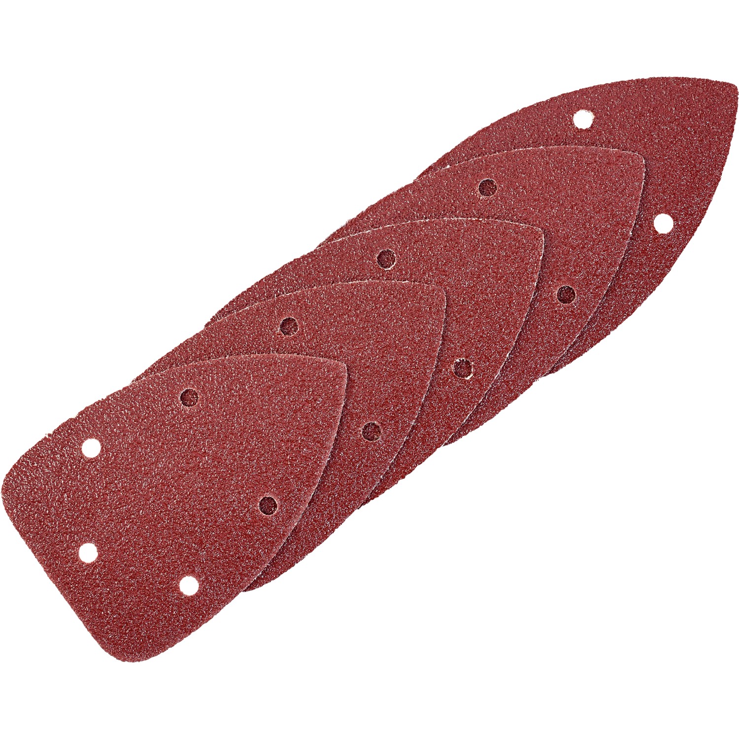 LUX-TOOLS Brusný papír pro delta brusku K120, 5 děr, 5 ks, 100 x 140 mm