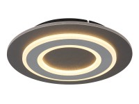 GLOBO Stropní LED svítidlo JAYDEN 24W 2100lm 3000K, antracit/šedá, pr. 32 cm GLOBO Stropní LED svítidlo JAYDEN 24W 2100lm 3000K, antracit/šedá, pr. 32 cm