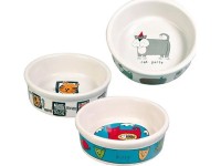 Trixie Miska pro kočky keramická s motivem, různé barvy, 1 ks, 11 cm, 200 ml