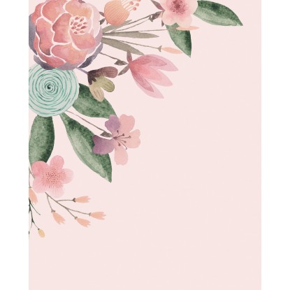 Komar Vliesová fototapeta Fleur Bisou 200 x 250 cm