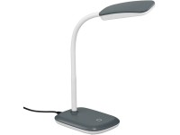 TRIO LED stolní lampa BOA titanová 3,5W, 350lm, 3000K, 11 x 36 cm