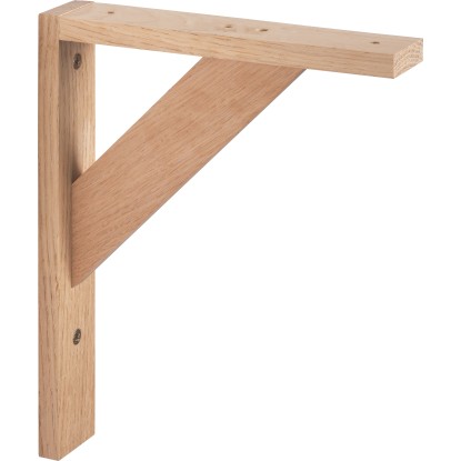 Dřevěná konzola dub 25 x 20 cm