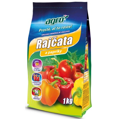 AGRO Organominerální hnojivo rajčata papriky 1 kg