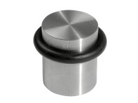 Bemeta Dveřní doraz na zem HOTEL nerezový stříbrný matný pr. 25 mm