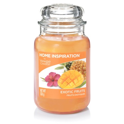Yankee Candle Home Inspiration Exotic Fruit, sklo velké, 17 x 9,5 cm