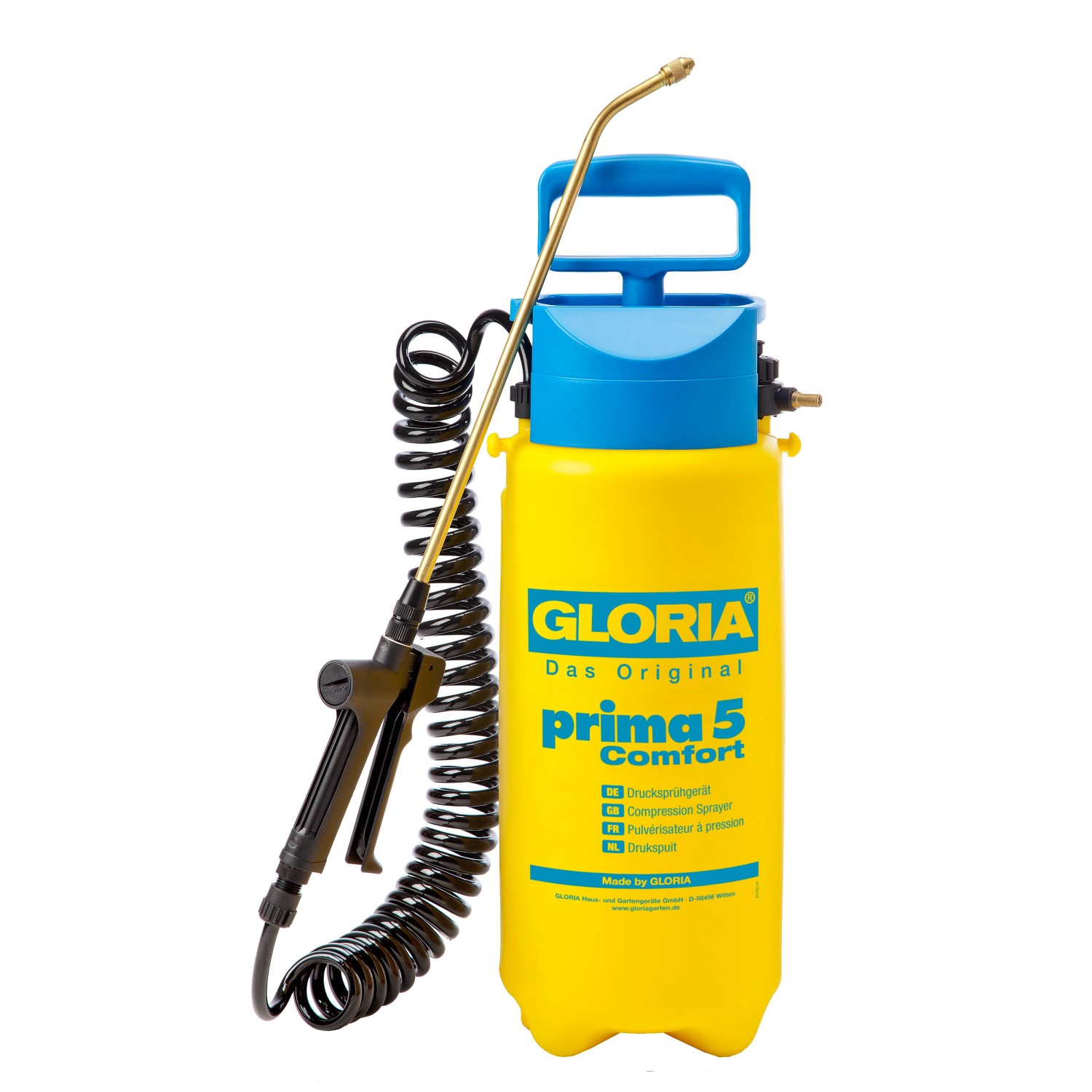 Gloria Tlakový postřikovač Prima 5 Comfort, 3 bar, 5 l