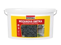 SOUDAL Mozaiková omítka 032 tmavě šedá, 8 kg SOUDAL Mozaiková omítka 032 tmavě šedá, 8 kg