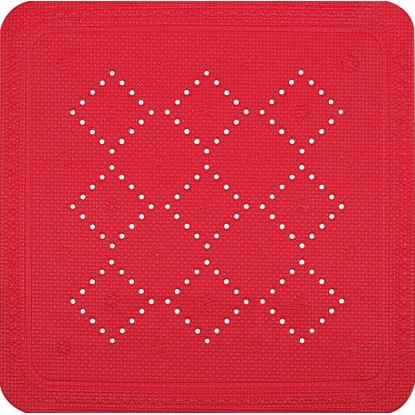 Spirella Podložka do sprchy Alaska červená 55 x 55 cm