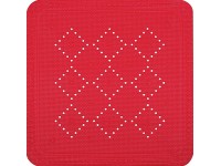 Spirella Podložka do sprchy Alaska červená 55 x 55 cm