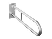 Bemeta Podpěrné madlo HELP s opěr.nohou nerez matné, max. 120 kg, 100x800x616 mm