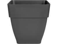 elho Květináč Vibia Campana Square antracitový, 30 x 28 x 29 cm