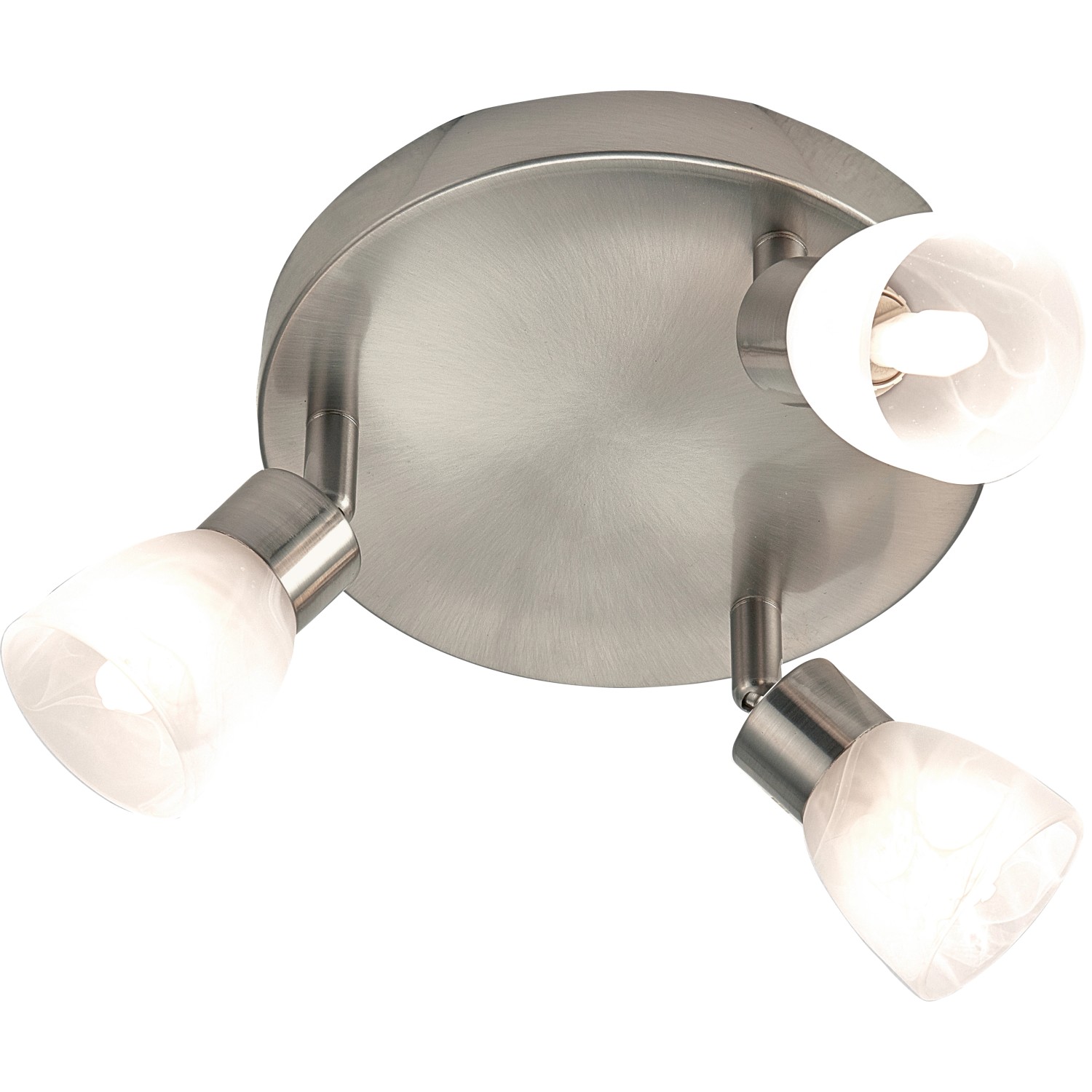 OBI LED kruhové svítidlo se 3 bodovými svítidly Chiusa