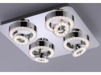 Just Light. Stropní LED svítidlo LOLAsmart Tim, RGB+2700-5000K, 40 x 40 x 15 cm Just Light. Stropní LED svítidlo LOLAsmart Tim, RGB+2700-5000K, 40 x 40 x 15 cm