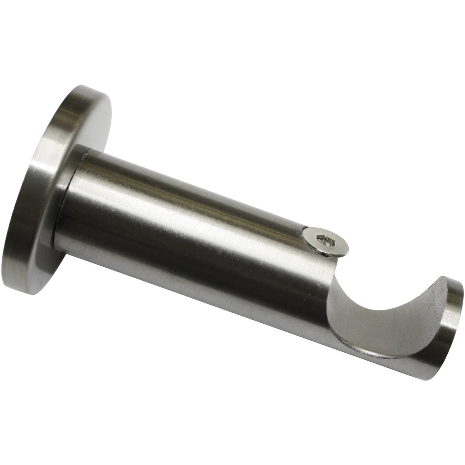 Gardinia Držák Windsor 1 tyč otevřená pro průměr 25 mm vzhled ušlechtilé oceli