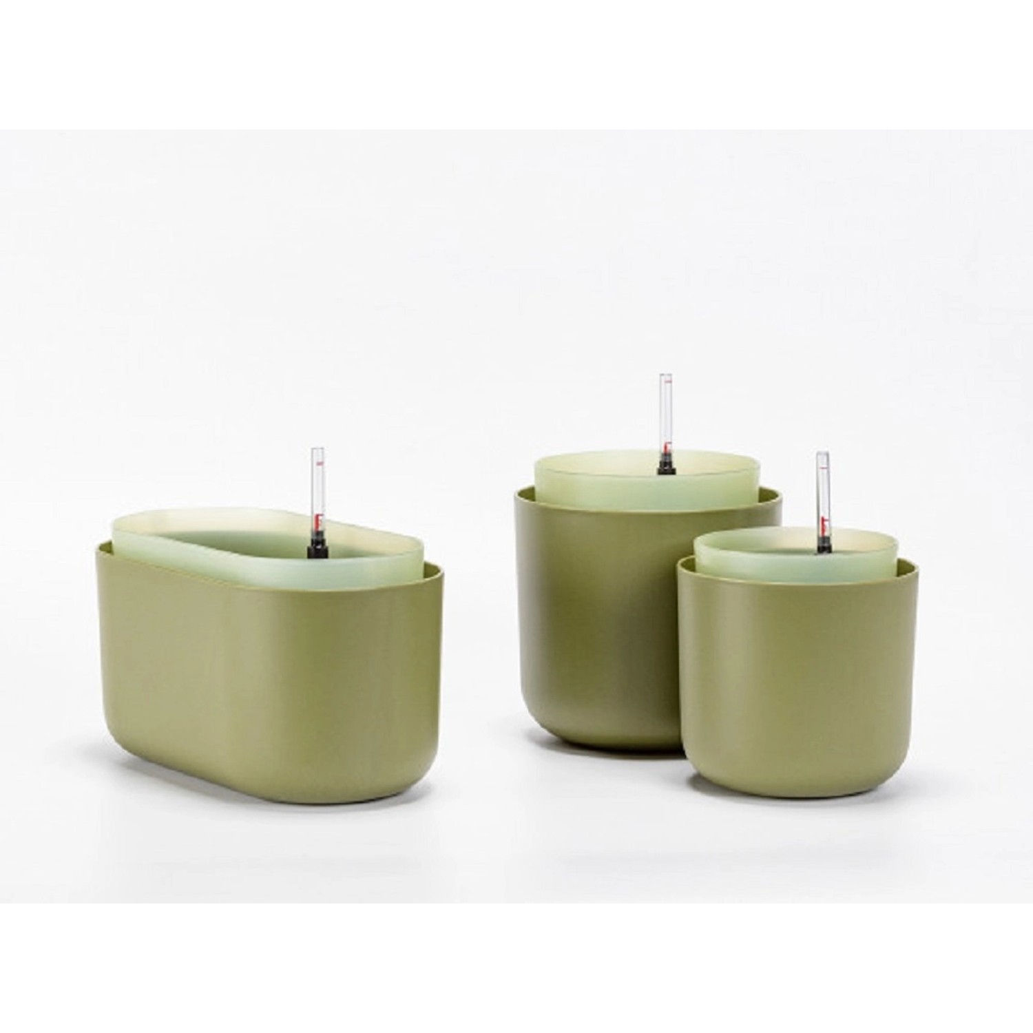 Plastia Samozavlažovací truhlík Tolita zelená pr. 16,6 cm