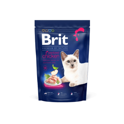 Brit Granule pro kočky Premium by Nature Cat Sterilized Chicken 1,5 kg