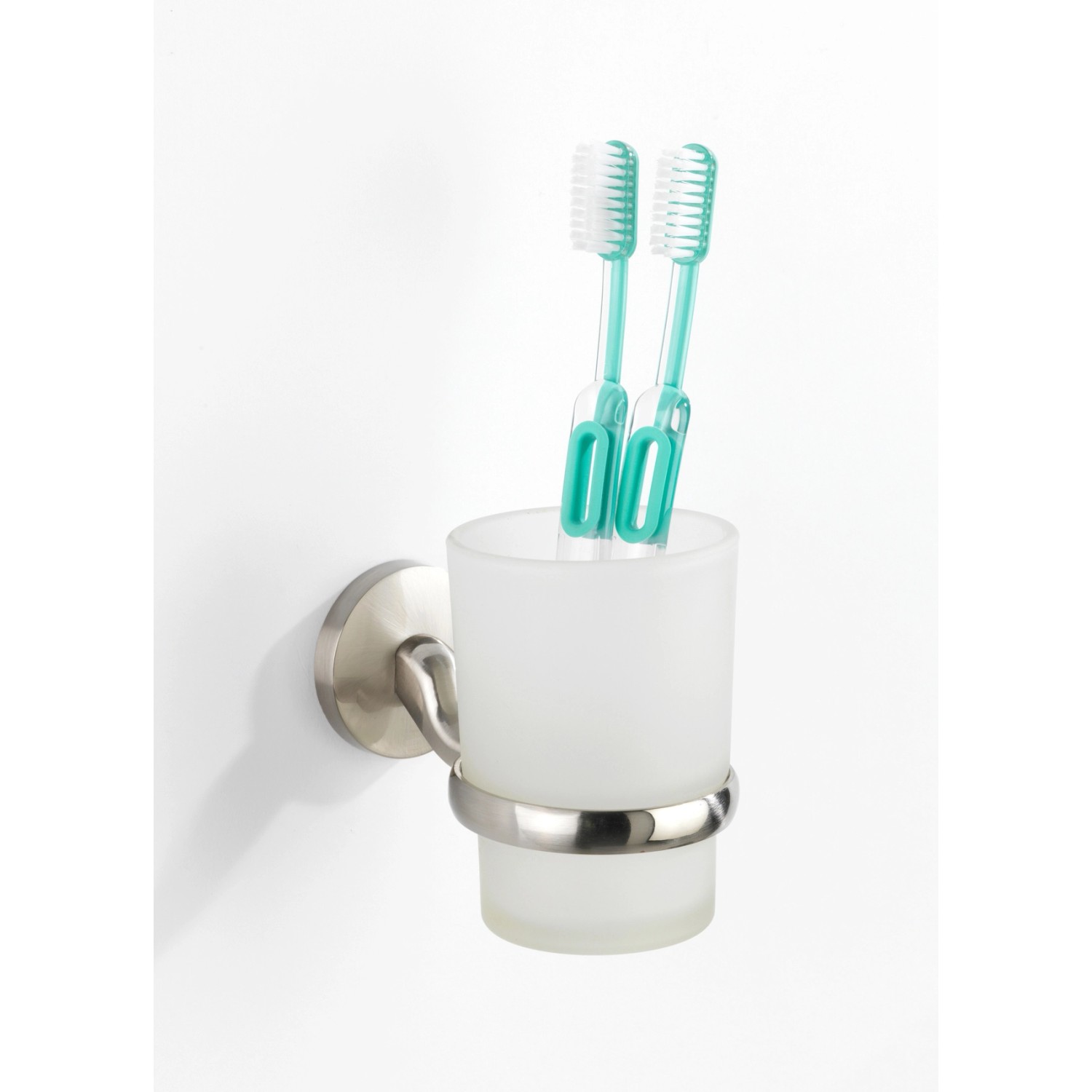 Wenko Držák kelímku na zubní kartáčky Cuba matný zinkový tlakový odlitek 7 cm x