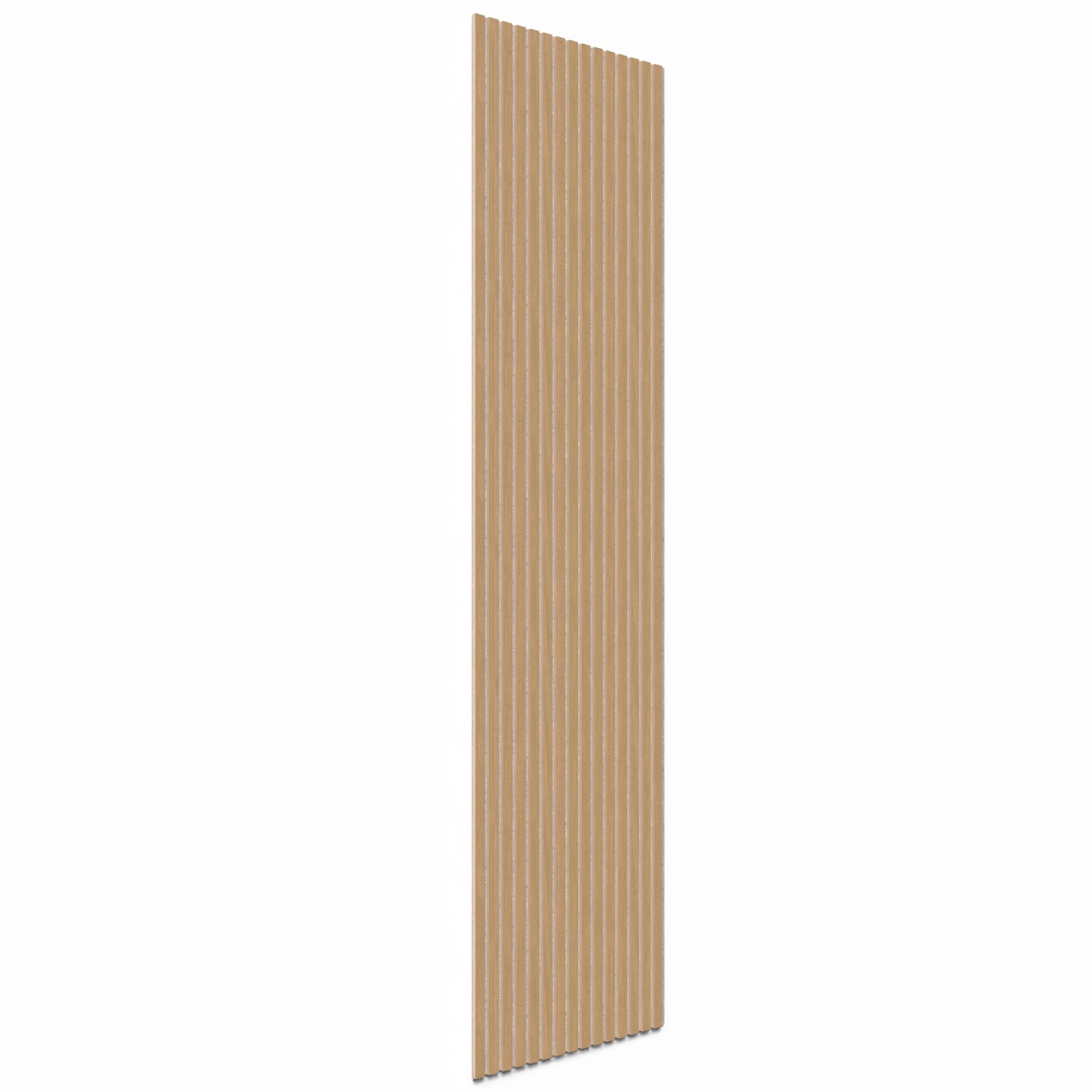 Denpanels Akustický panel WOOD Dub přírodní MDF šedá plsť 240 x 60 x 2 cm