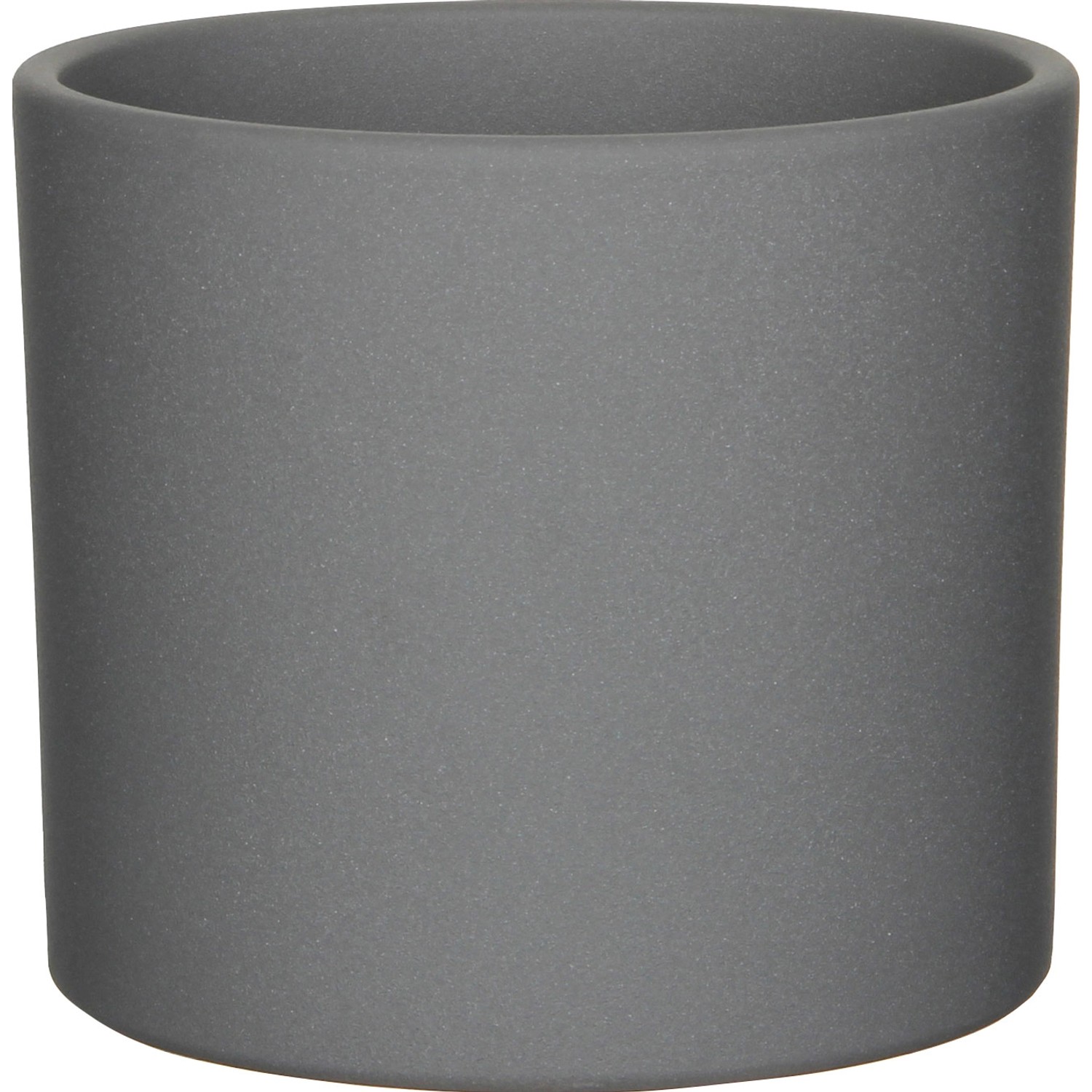 Mica Decorations Obal na květináč Era šedý matný, pr. 17,5 x 14,5 cm