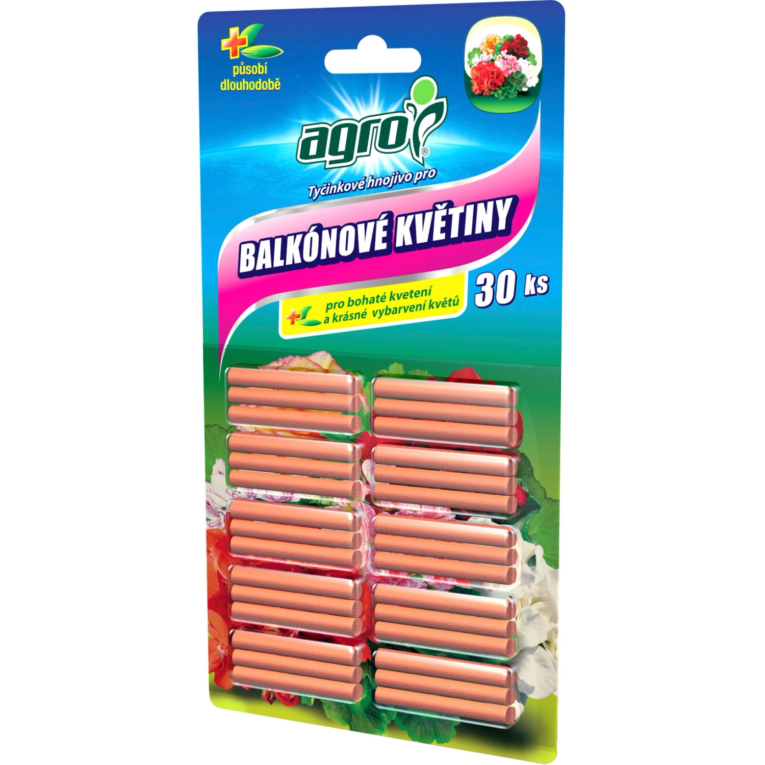 Agro Tyčinkové hnojivo pro balkónové květiny
