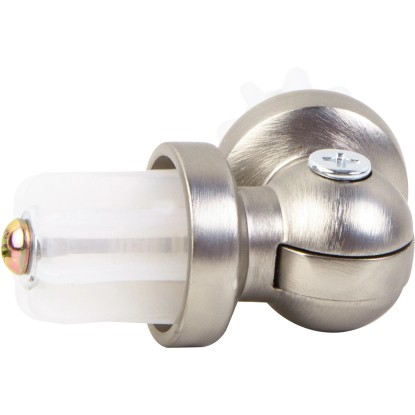 Spojovací prvek pro záclonové tyče, saténový vzhled, pr. 19 mm