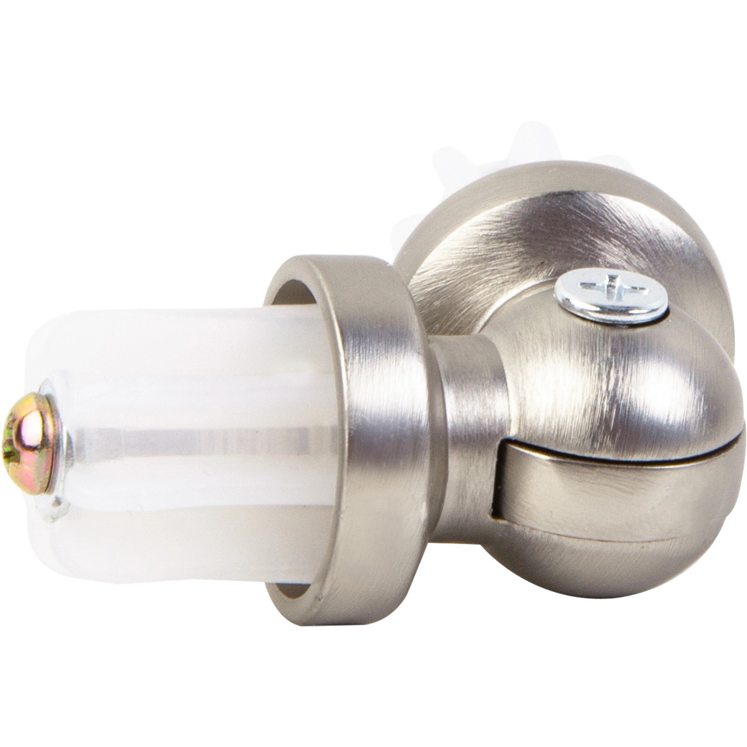 Spojovací prvek pro záclonové tyče, saténový vzhled, pr. 19 mm