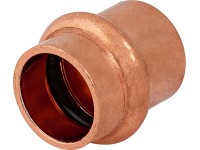 Lisovací víčko měděné, pr. 15 mm, 1 ks Lisovací víčko měděné, pr. 15 mm, 1 ks