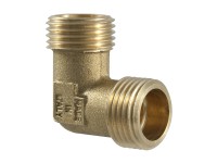 Koleno mosaz 3/8